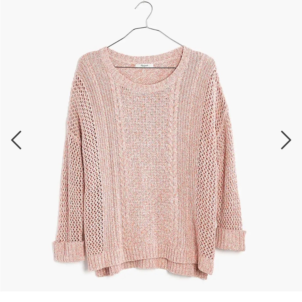 Madewell Marled Plaza Pullover Sweater